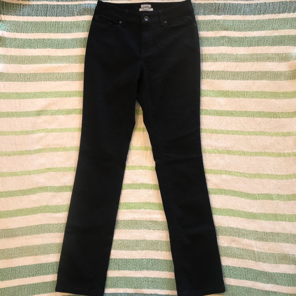L.L. Bean Favorite Fit Black Jeans, Brand New!